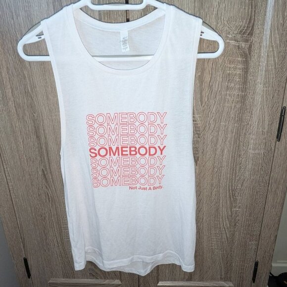 *3 FOR $9* Bella + Canvas Somebody Not Just A Body Muscle Tank Top Tee T-shirt S - Picture 1 of 3